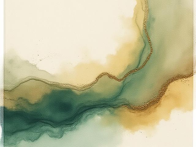 참가자 작품: 추상적인 한방 재료 그림